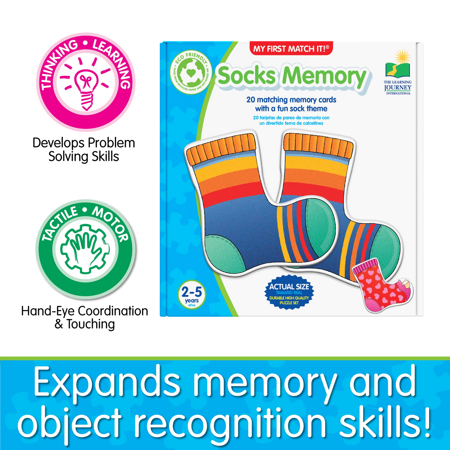 The Learning Journey My First Memory Game - Sock Match