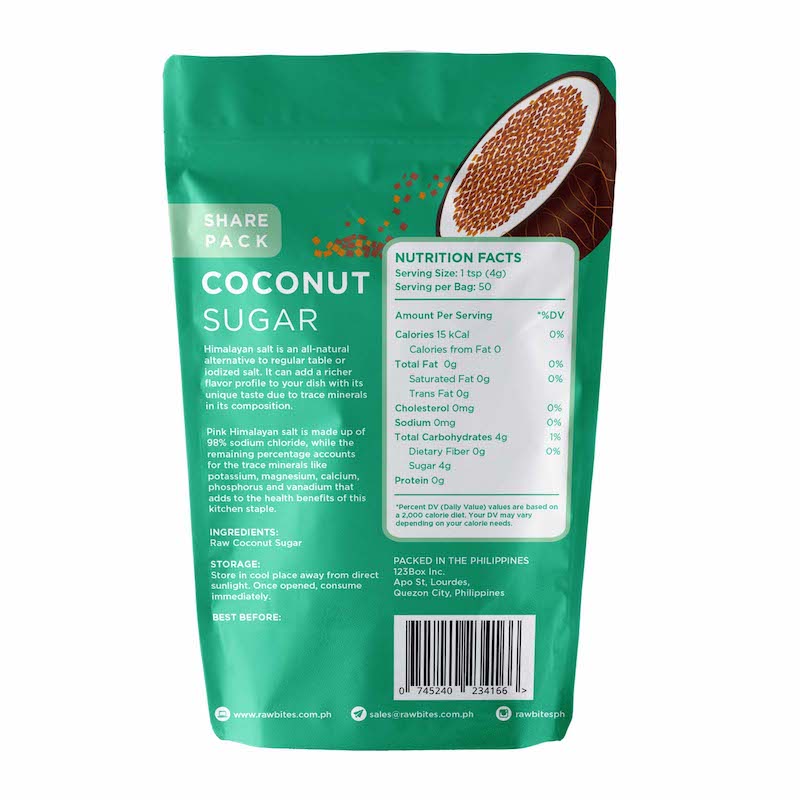Raw Bites PH Coconut Sugar (200g)