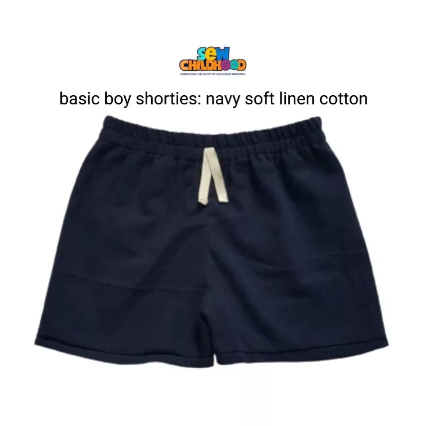 Sew Childhood Basic Boy Shorties - Toddler 3 (Fits 3yo+)