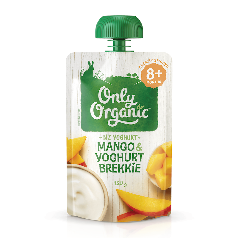 Only Organic Baby Food Mango and Yoghurt Brekkie (120g)