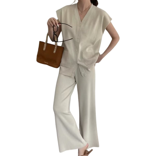Artse Mnl Knit Vest and Pants Set