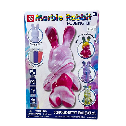 ArtKids Marble 23cm Bunny Pouring Kit