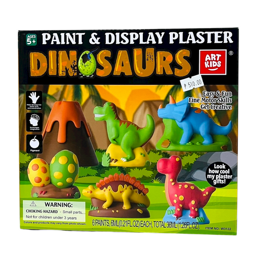 ArtKids Paint and Display Plaster Dinosaurs