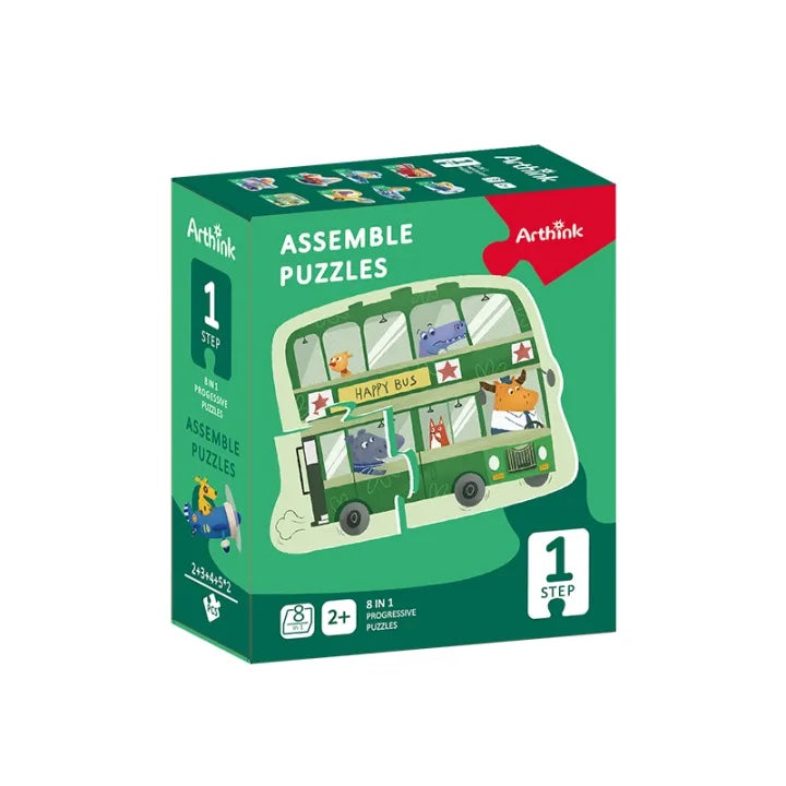 Arthink 8-in-1 Progressive Puzzles Step 1