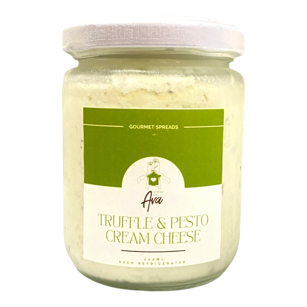 Ava's Kitchen Truffle and Pesto Cream Cheese Gourmet Spread (200ml)