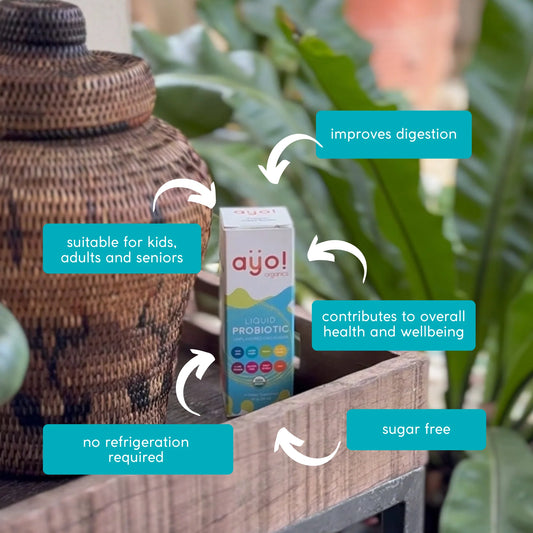 Ayo! Organics Liquid Probiotic Drops (4oz)