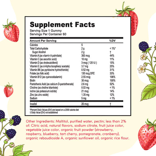 Ayo! Organics Kids Multivitamins Gummies (60 count)