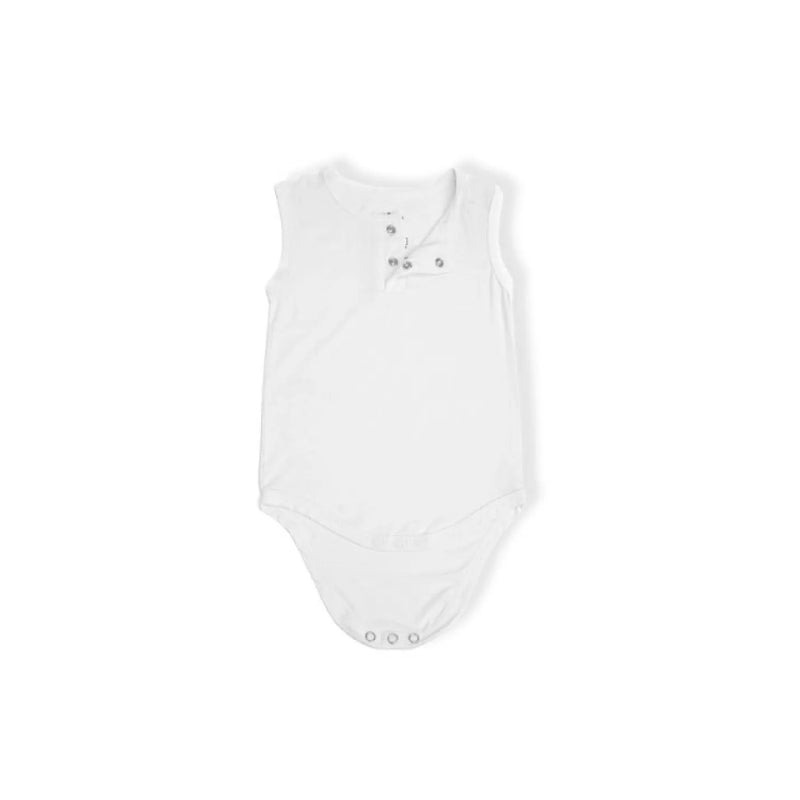 Baby Nene Sleeveless Bamboo Onesie