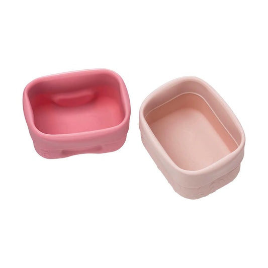 B. Box Silicone Snack Cups