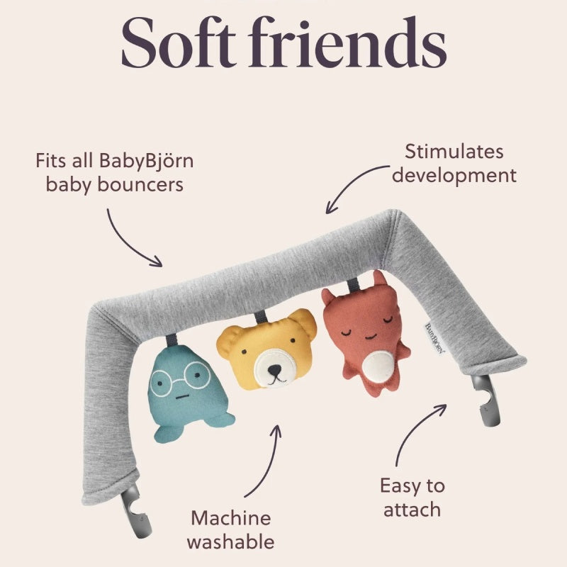 Baby Bjorn Bouncer Toy - Soft Friends