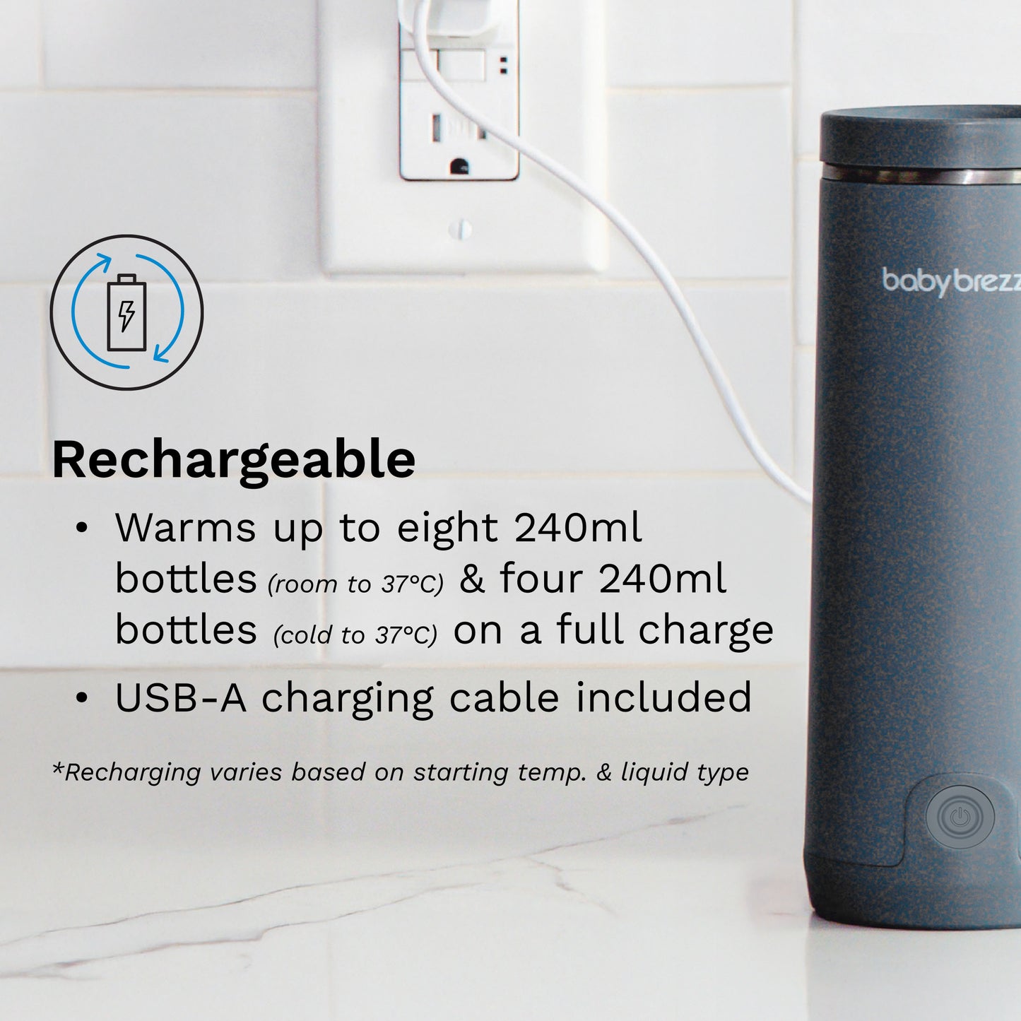 Baby Brezza SuperFast Portable Bottle Warmer