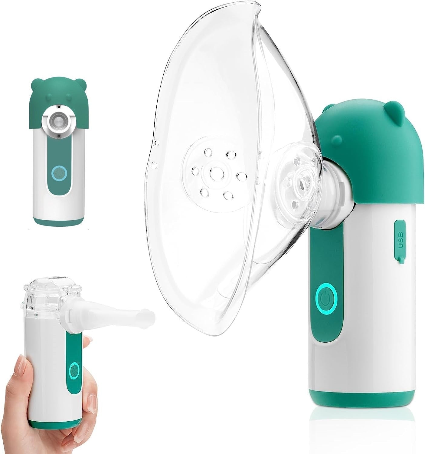 Blume Portable Silent Mesh Nebulizer with Self-Cleaning Function