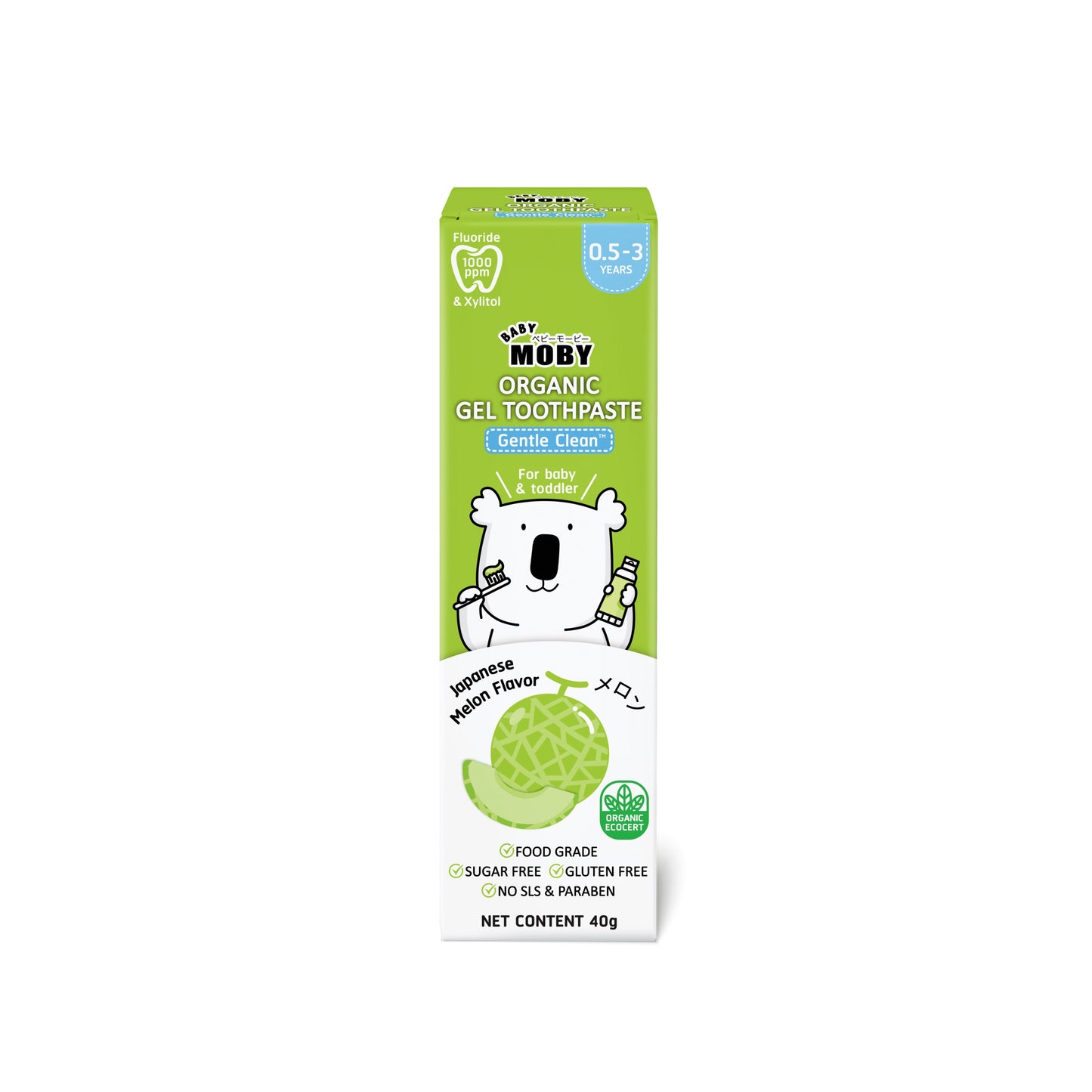 Baby Moby Organic Gel Toothpaste