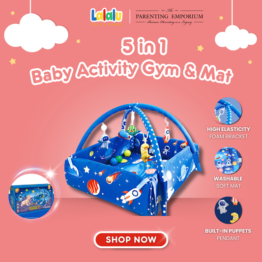 Lalalu FlexiPod: 5-in-1 Baby Activity and Gym Mat/Ball Pit