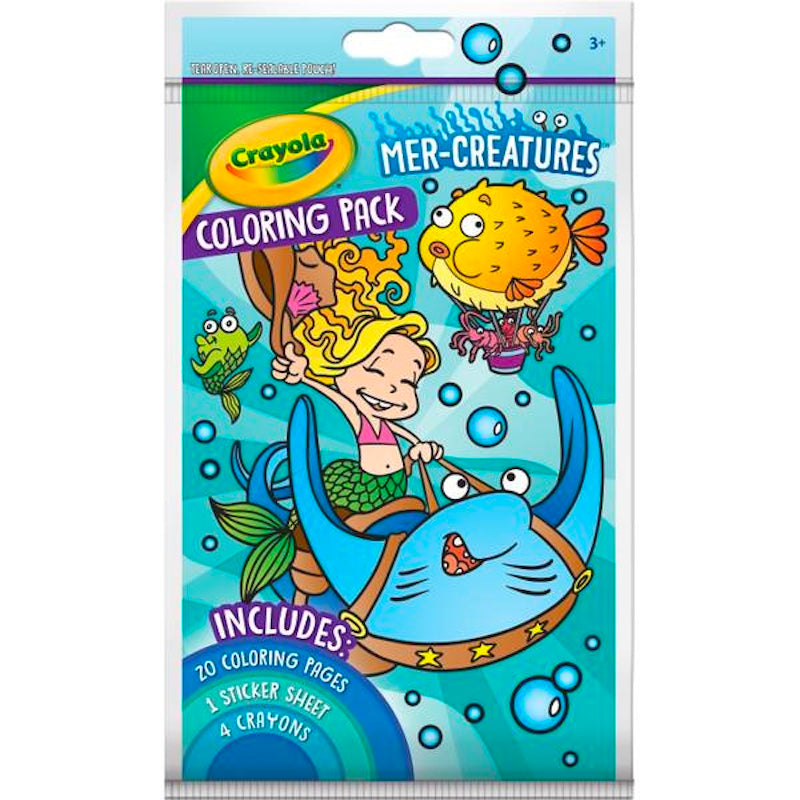 Crayola Creative Coloring Pack - Mer-Creatures