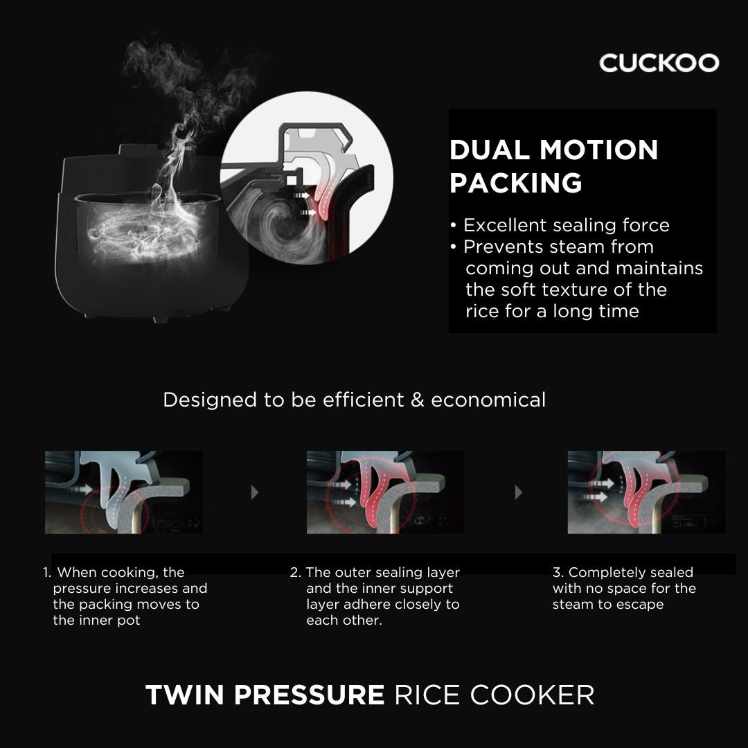 Cuckoo Multi-Functional Twin Pressure Rice Cooker