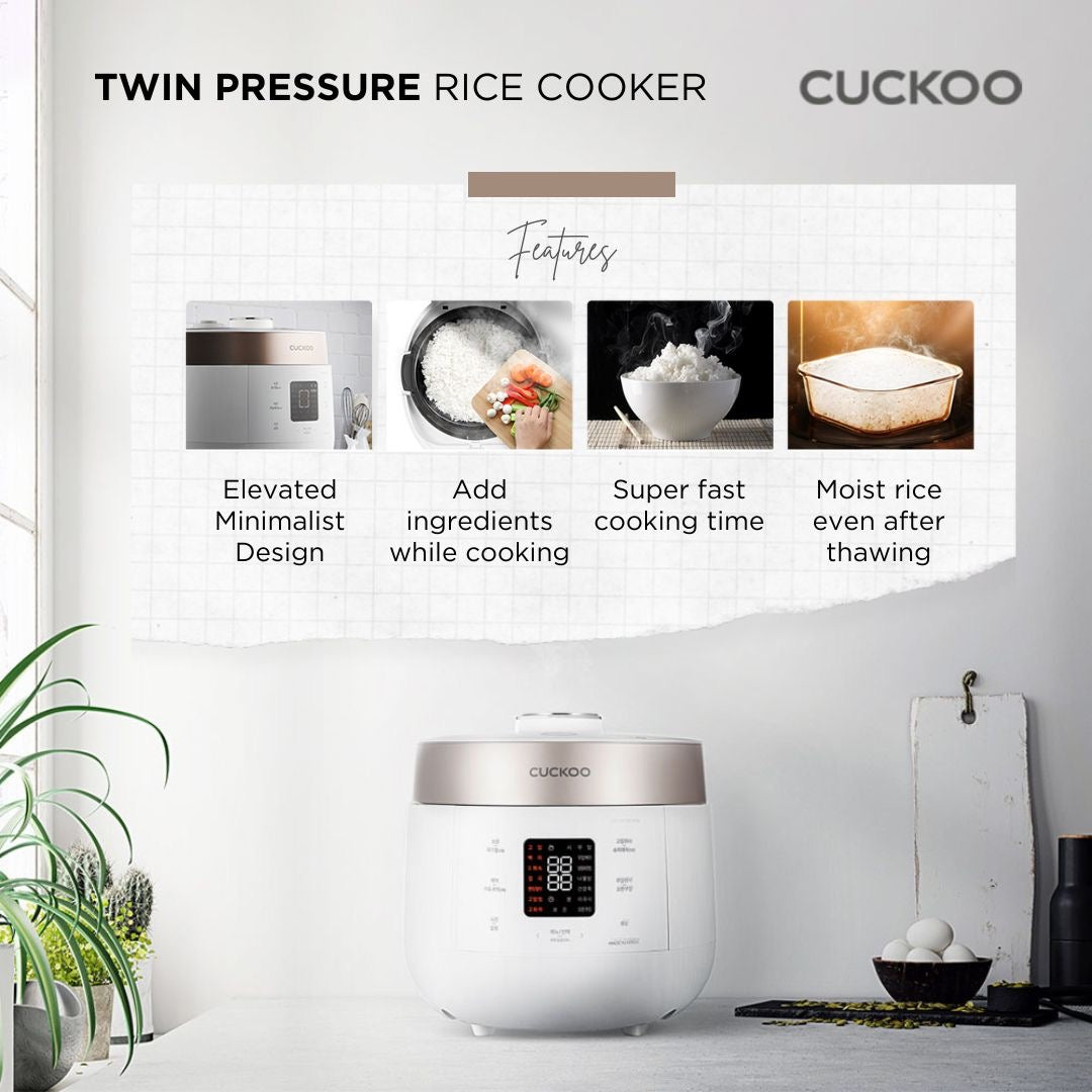 Cuckoo Multi-Functional Twin Pressure Rice Cooker