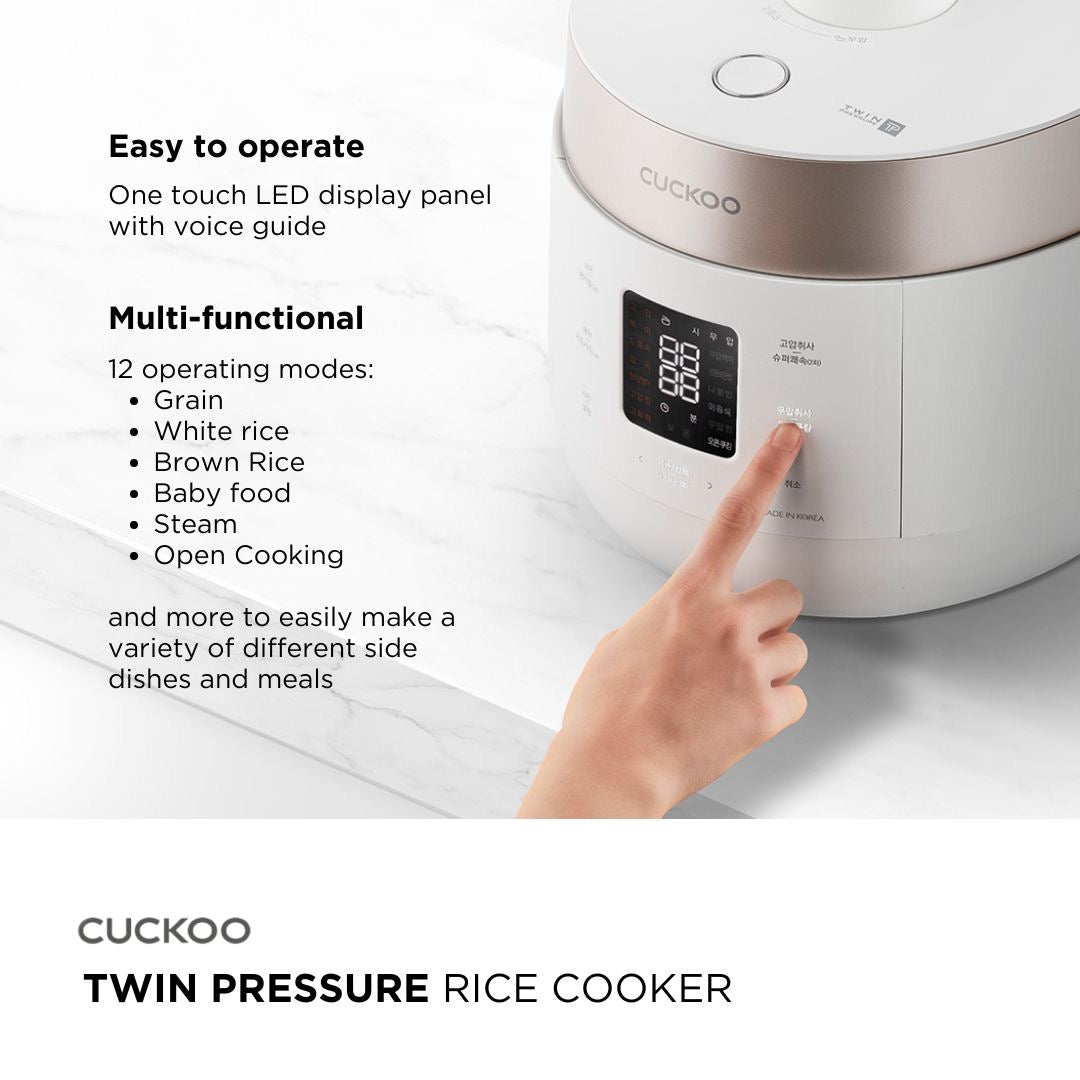 Cuckoo Multi-Functional Twin Pressure Rice Cooker