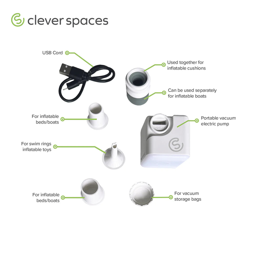 Clever Spaces Portable Electric Vacuum Pump