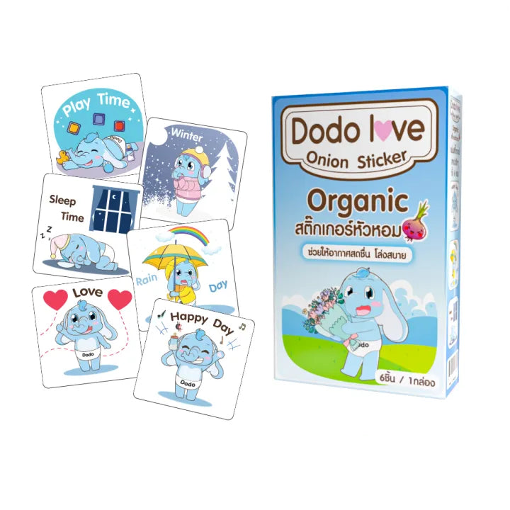 Dodo Love Organic Onion Stickers (6 pcs/box) - Original Formula
