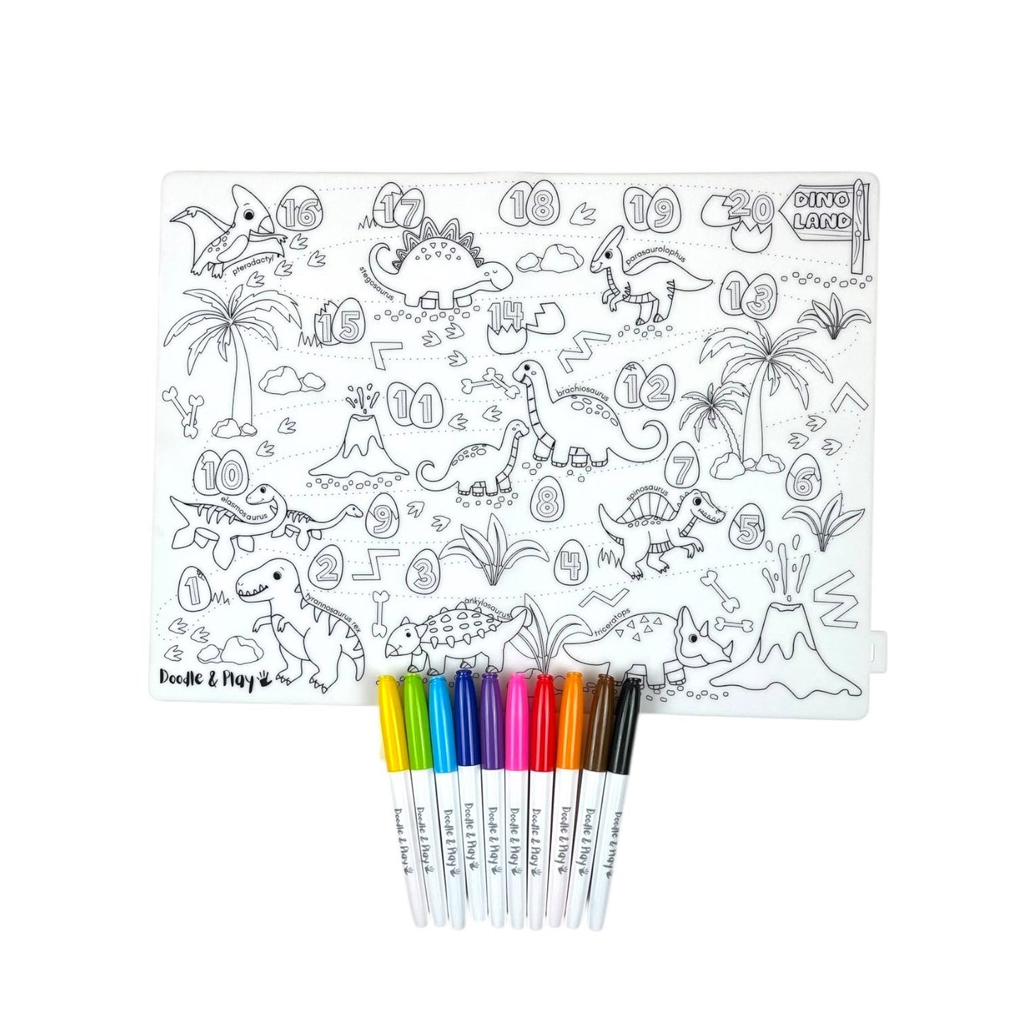 Doodle and Play Large Reusable Coloring Mat