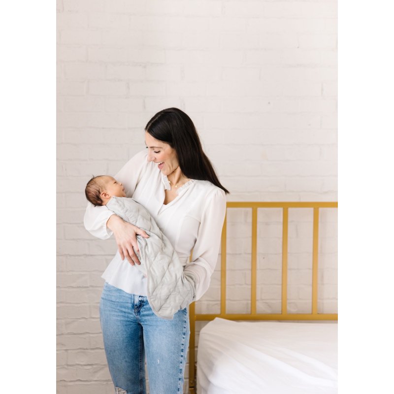 Dreamland Baby Weighted Sleep Swaddle and Sack - Moon Grey