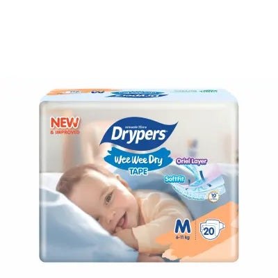 Drypers Wee Wee Dry Tape Diapers