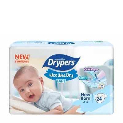 Drypers Wee Wee Dry Tape Diapers