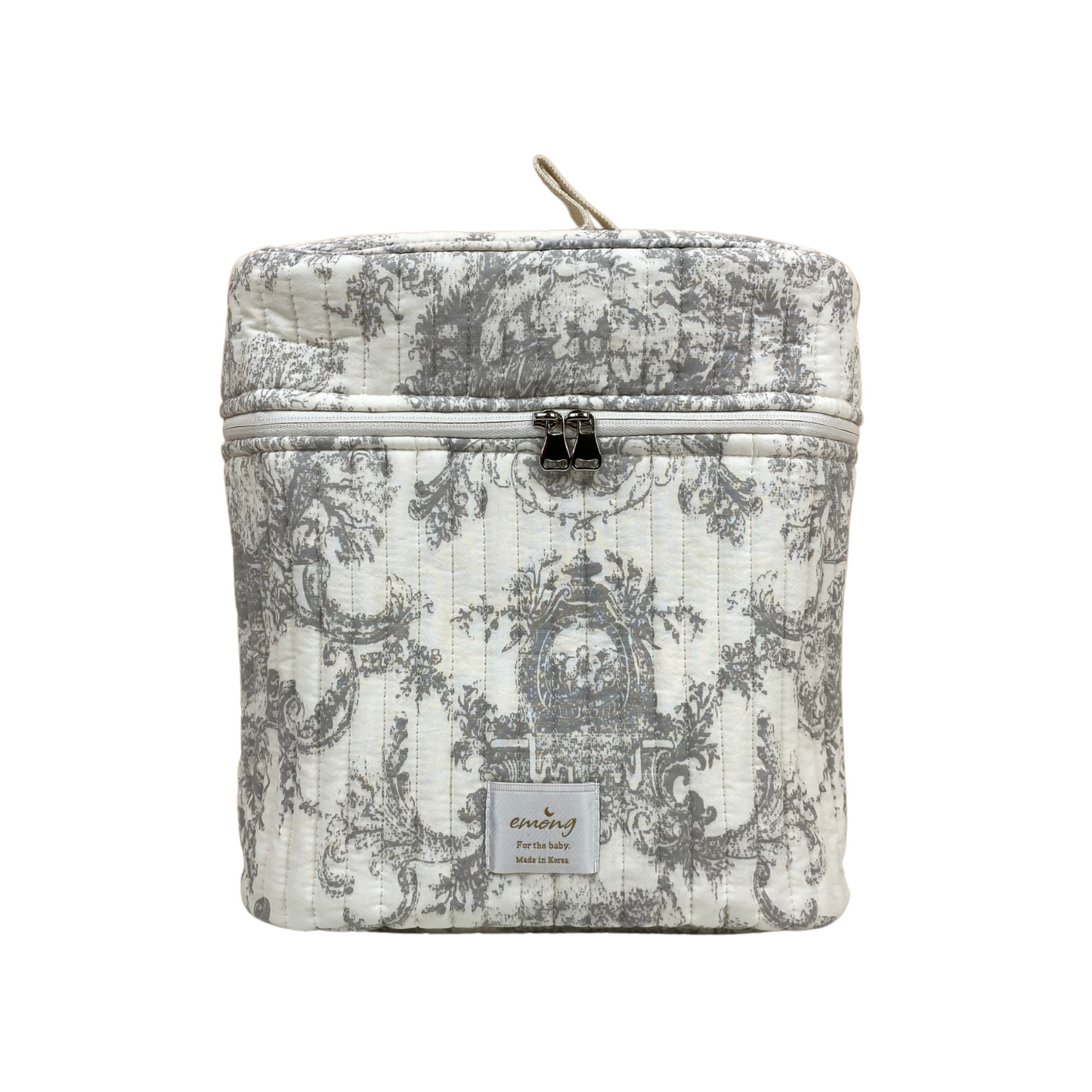 Emong Toile de Jouy Handle Pouch Bag
