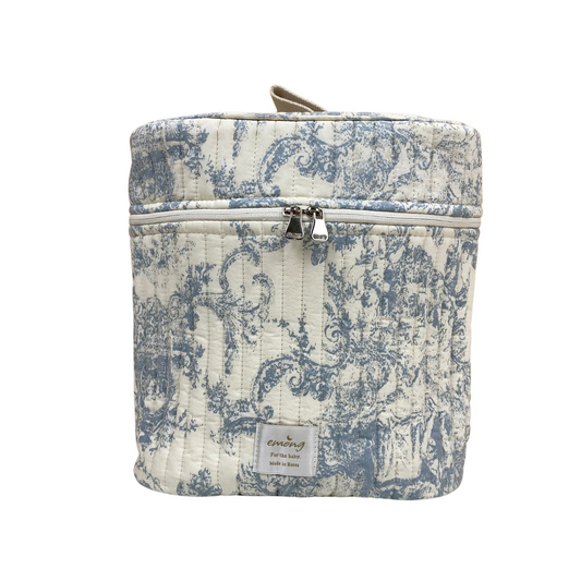 Emong Toile de Jouy Handle Pouch Bag