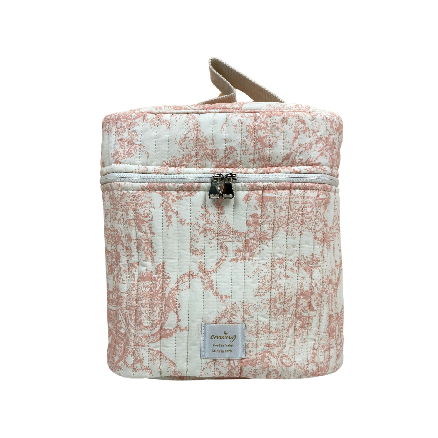 Emong Toile de Jouy Handle Pouch Bag