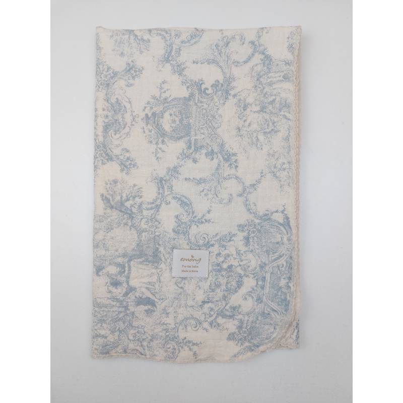 Emong Toile de Jouy Baby Blanket (90x70)
