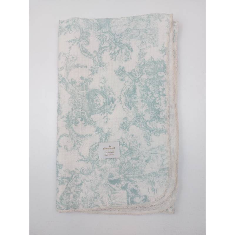 Emong Toile de Jouy Baby Blanket (90x70)