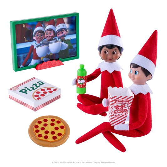 The Elf on the Shelf Polar Props - Movie Night Prop Set