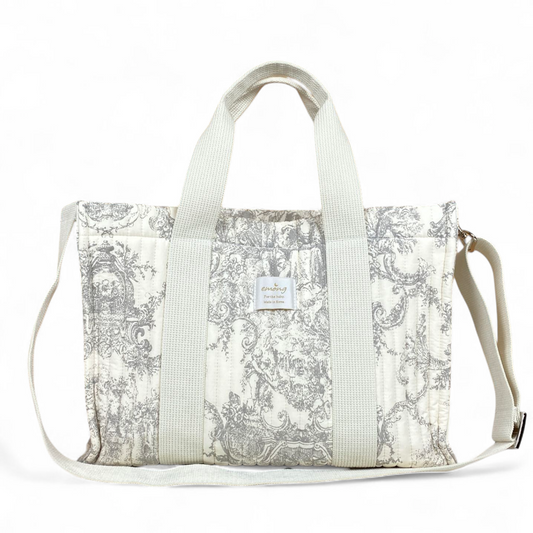 Emong Toile de Jouy 3-Way Diaper Multi Bag