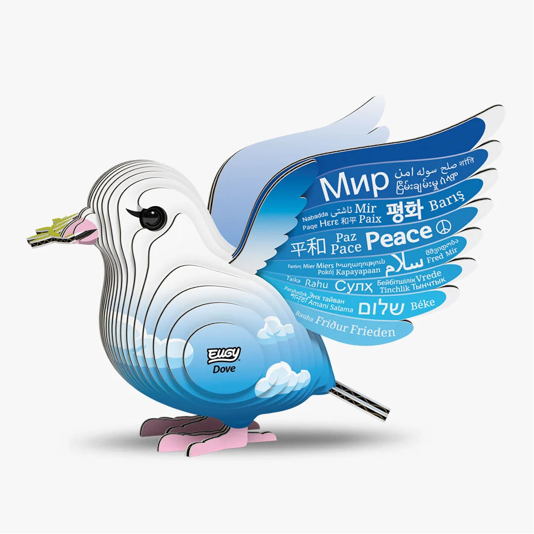 Eugy 3D Cardboard Model Kit - Dove