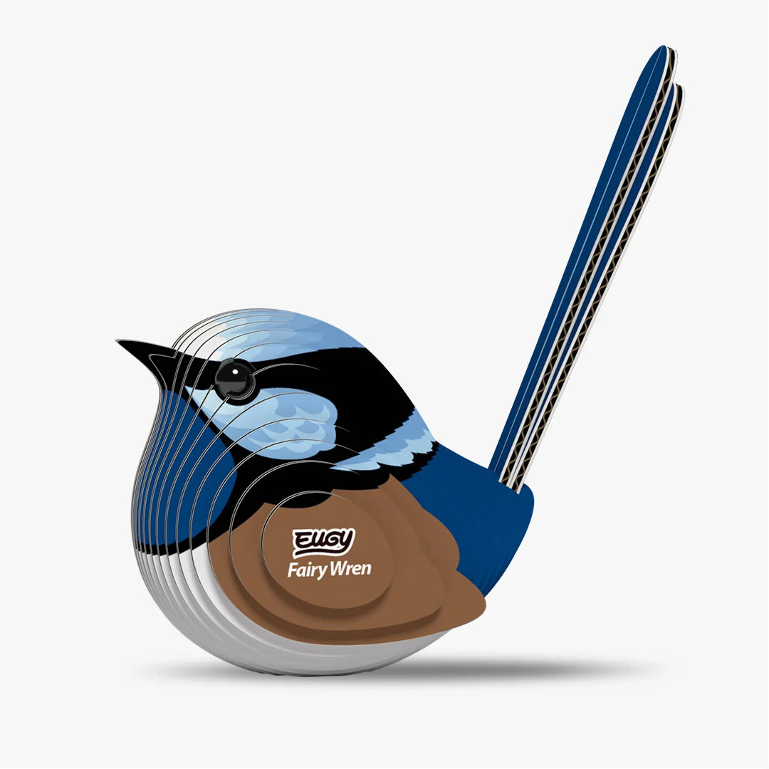 Eugy 3D Cardboard Model Kit - Fairy Wren