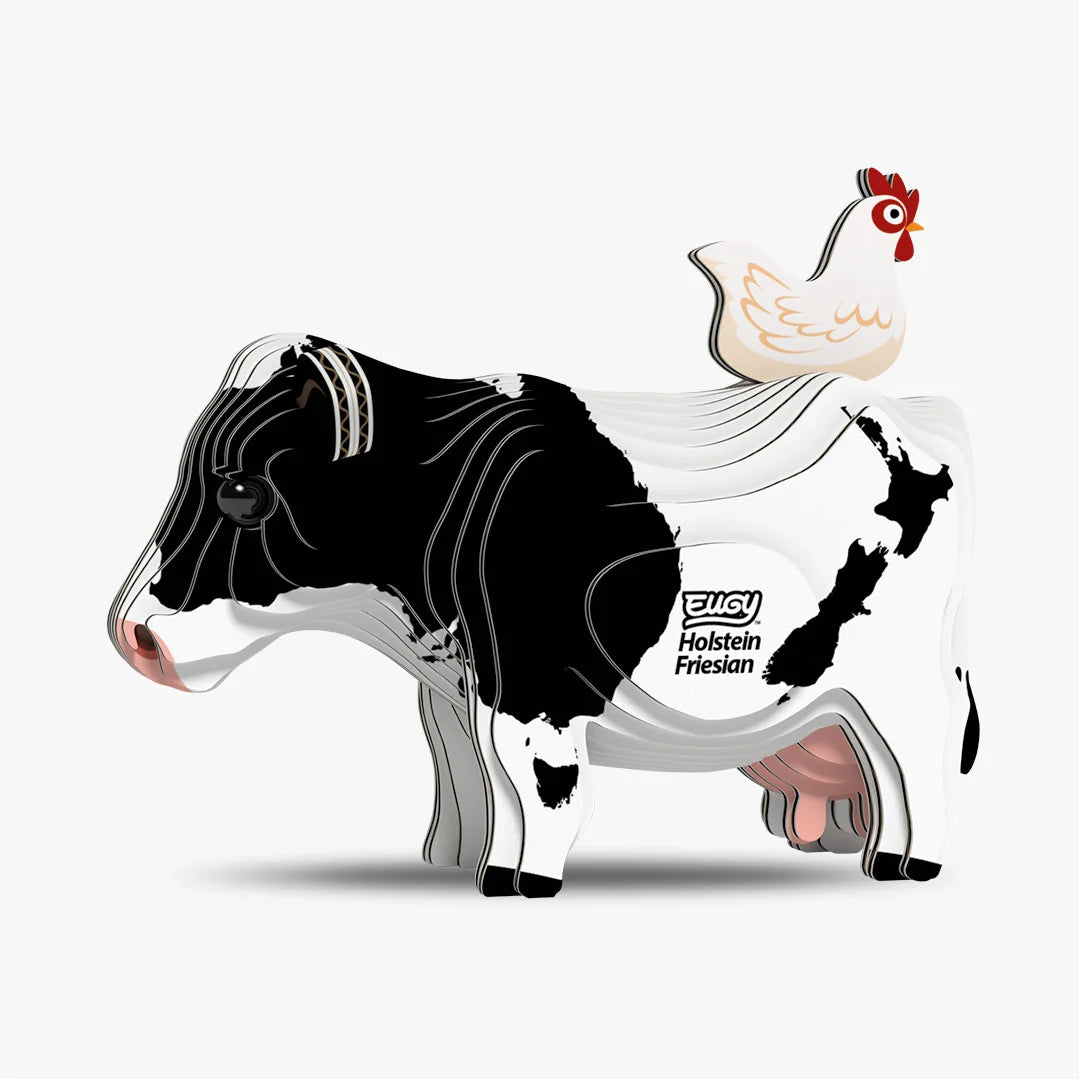 Eugy 3D Cardboard Model Kit - Holstein