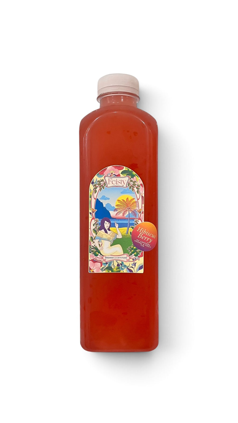 Feisty Hibiscus Berry Iced Tea