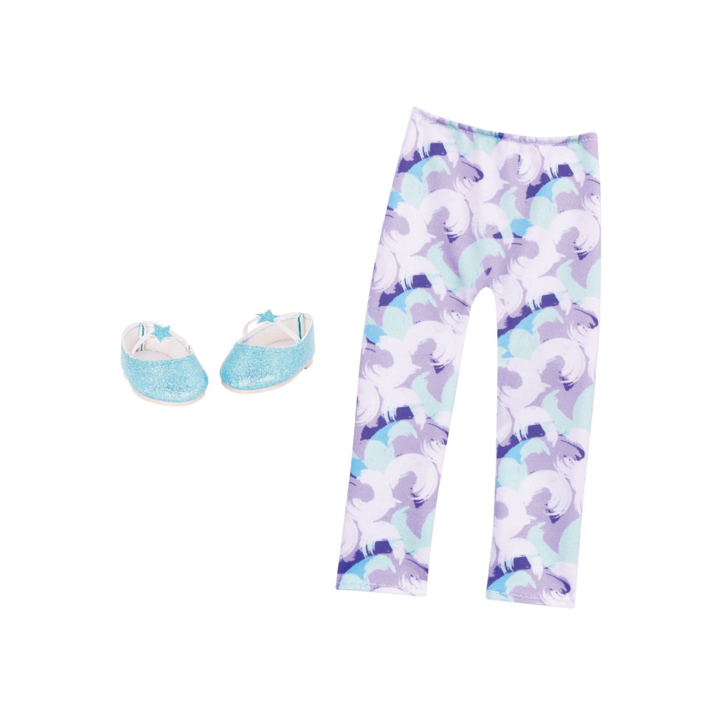 Glitter Girls Glitter Shoes with Stars and Leggings