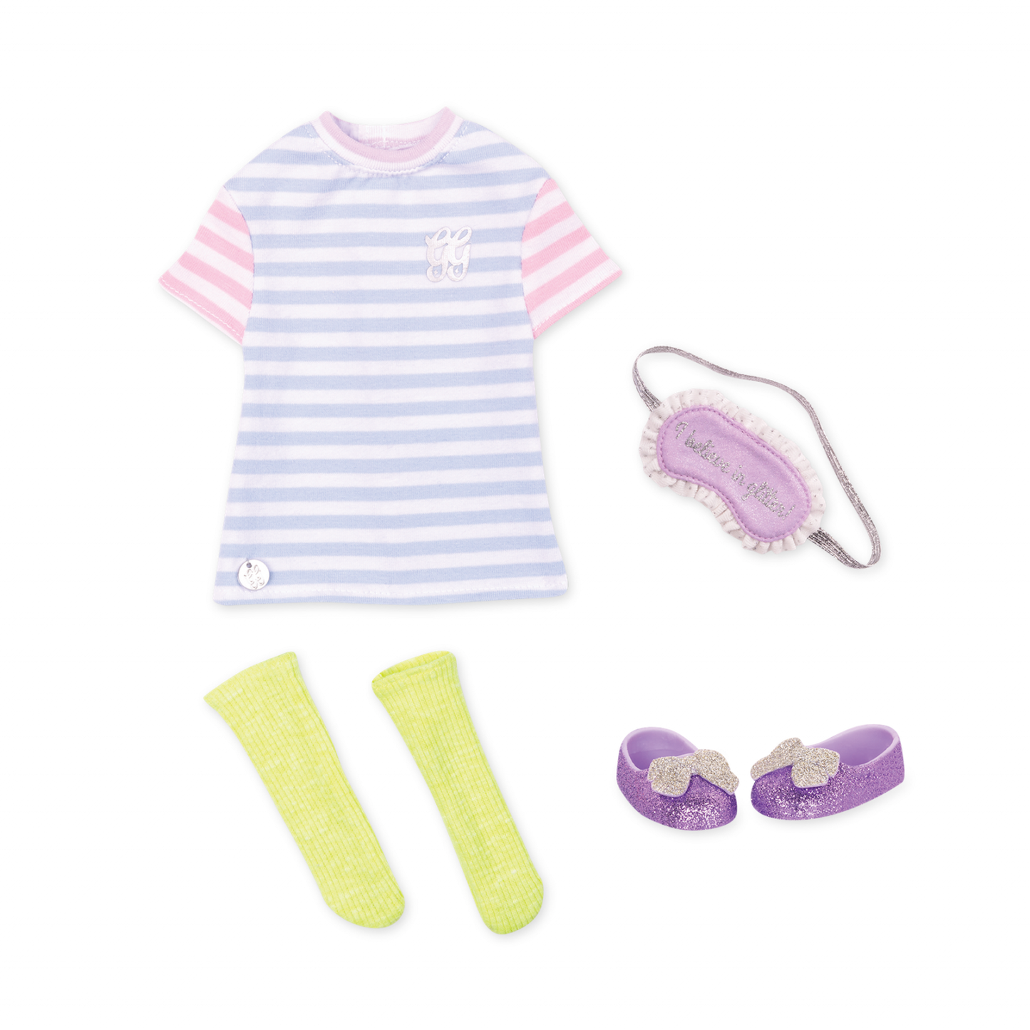 Glitter Girls 14" Doll Striped Pyjama