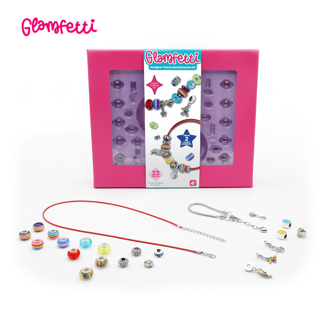 Glamfetti Designer Charm Bead Bracelet Kit