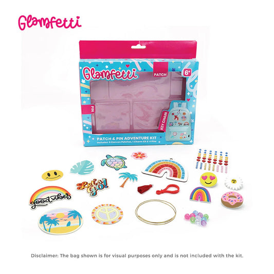 Glamfetti Patch and Pin Adventure Kit