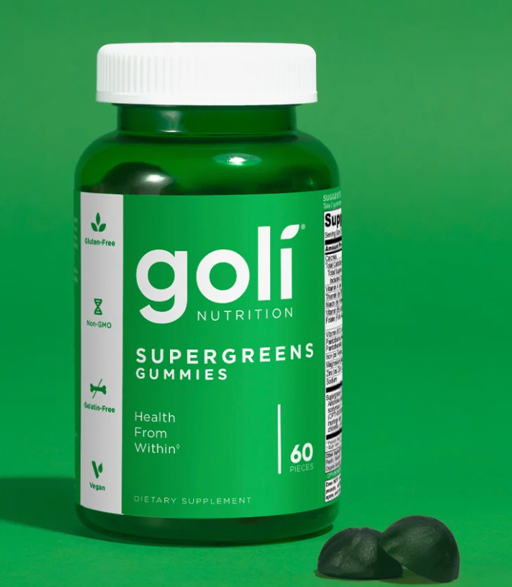 Goli Supergreens with Sugar Gummies (60s)