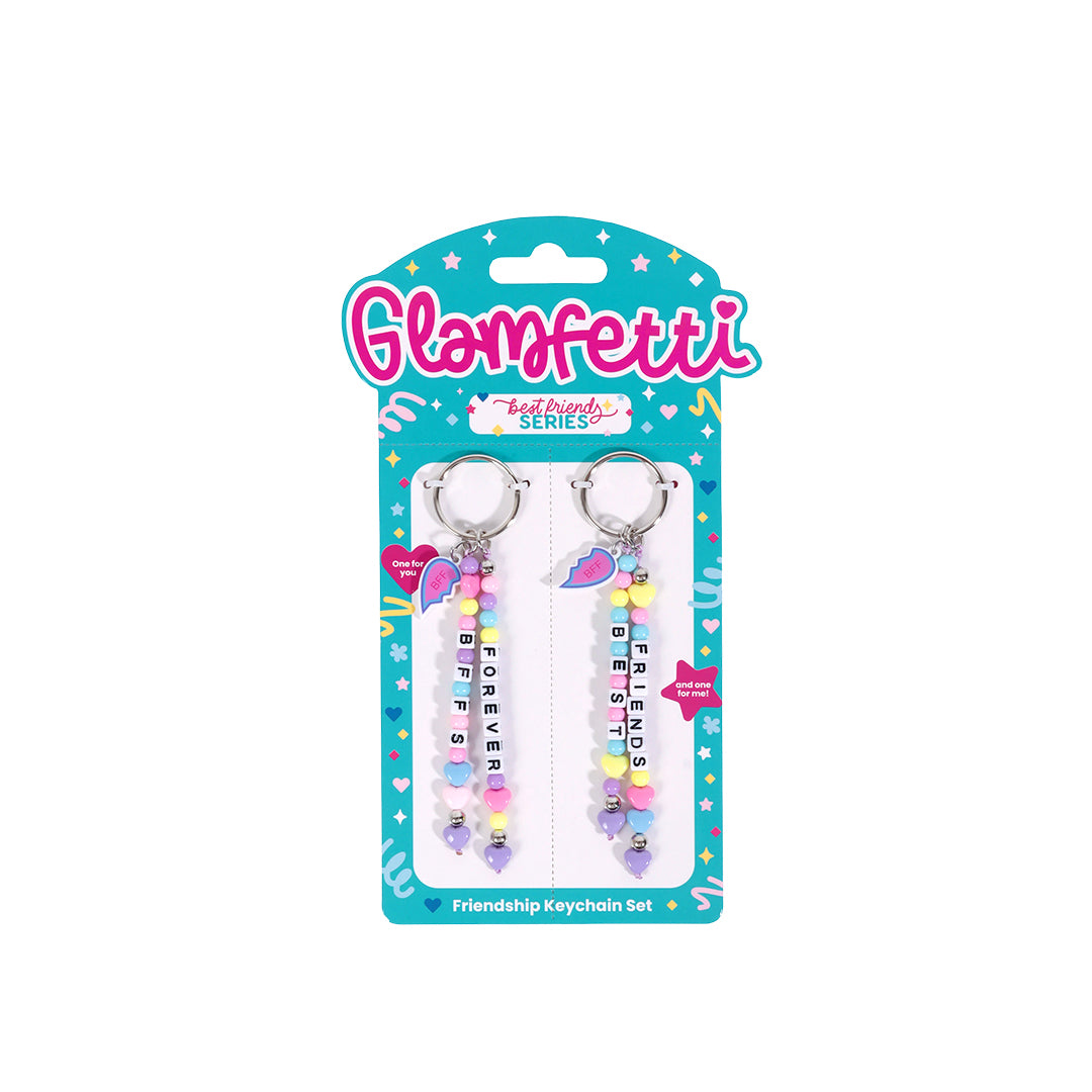 Glamfetti BFF Friendship Keychain