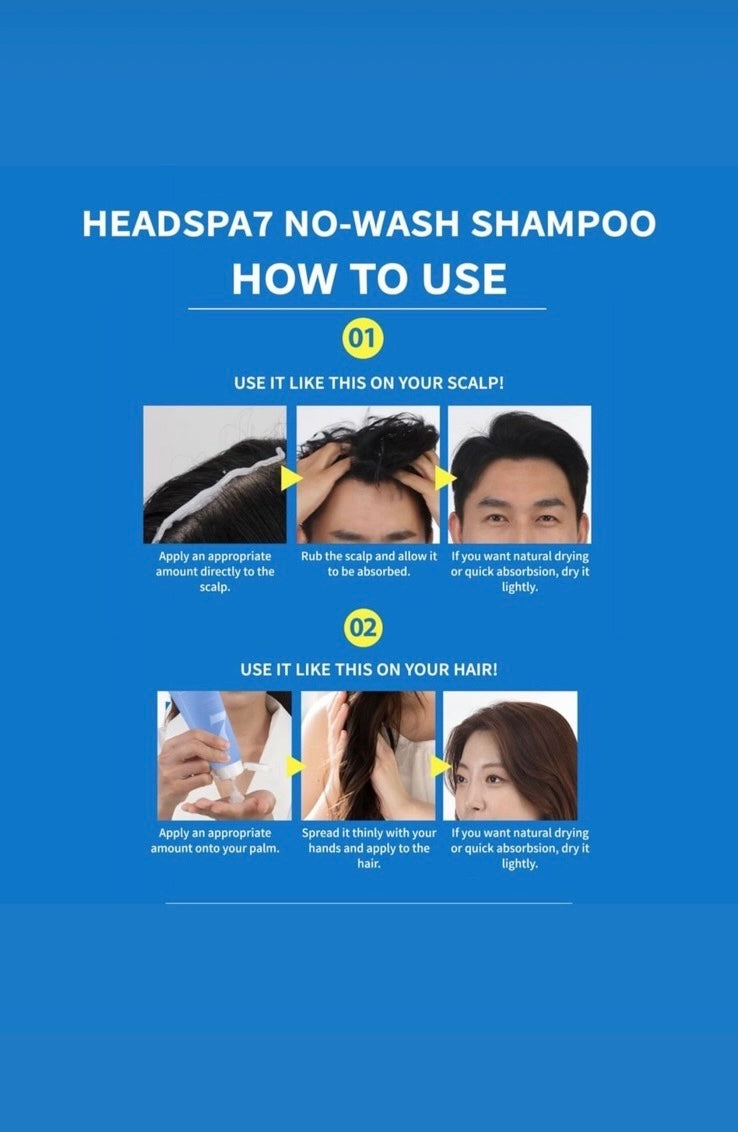 HeadSpa7 No-Wash Shampoo (100ml)