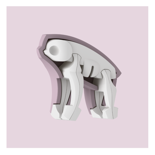HalfToys Half Forest Sloth 3D Magnetic Educational Puzzle Toy Diorama Set with Figure and Habitat