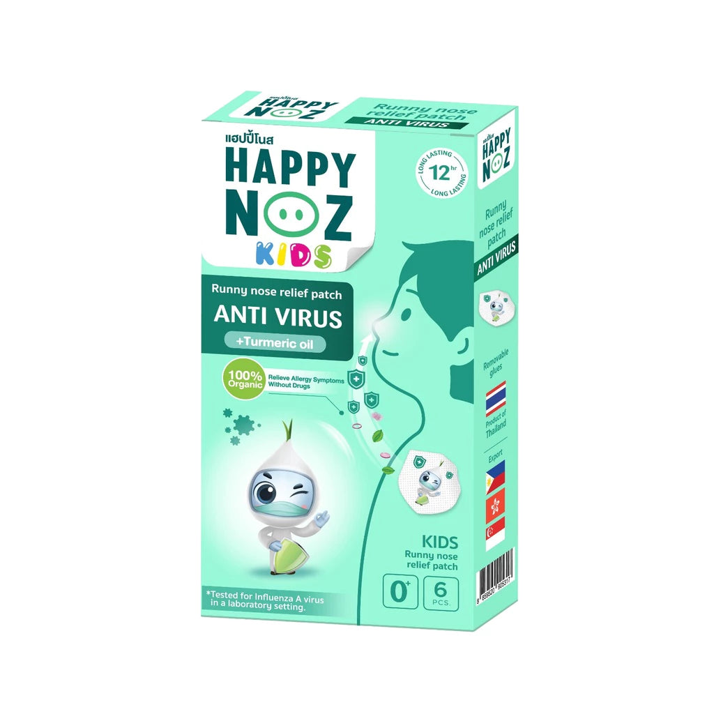 Happy Noz Organic Onion Stickers - Green Formula