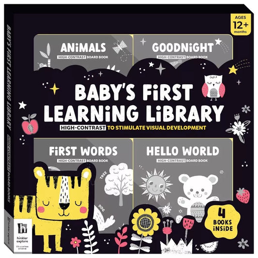 Hinkler High Contrast Baby's First Learning Library