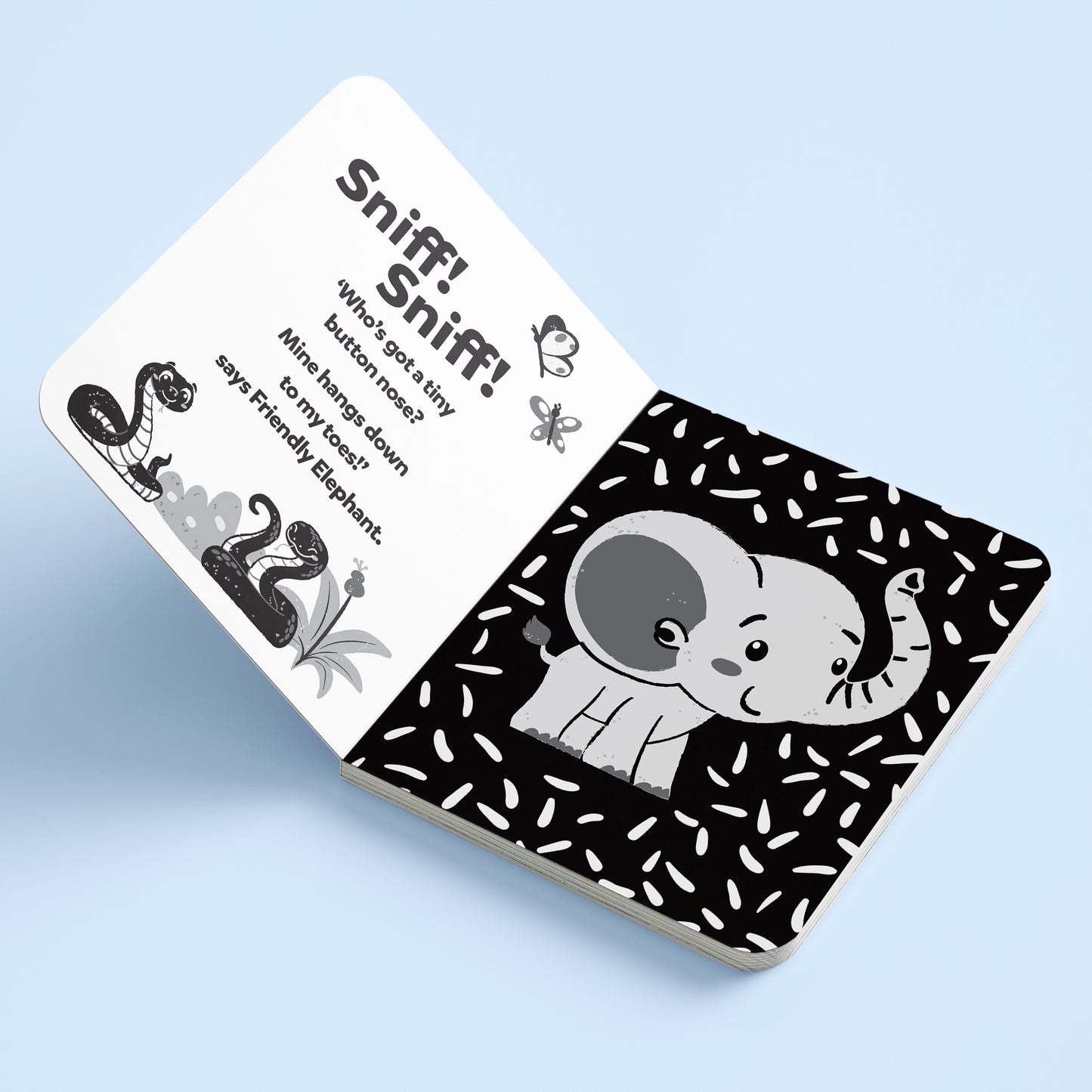 Hinkler High Contrast Hello Baby! Mirror Board Book